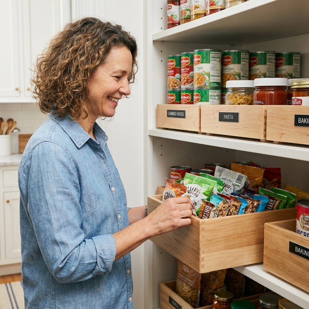 How to Organize a Deep Pantry