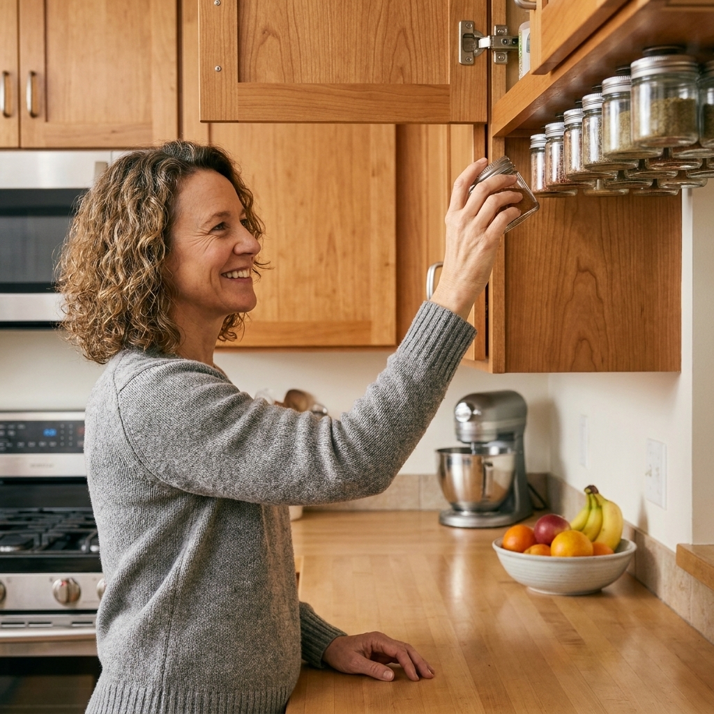 15 Genius Spice Rack Storage Hacks for Small Kitchen Cabinets